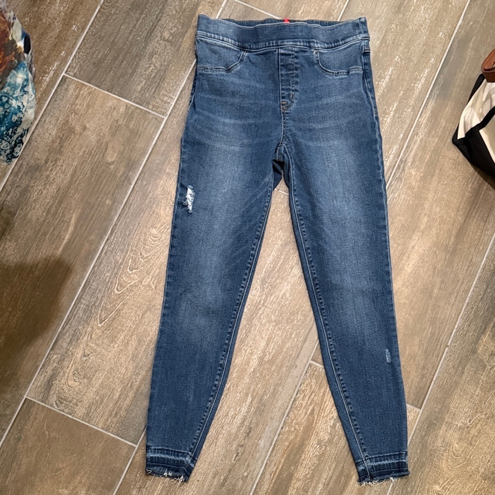 SPANX Dark Blue Skinny Jeans
